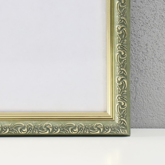 Фоторамка пластик Фоторамка пластик "Винтаж" 50х70 см, оливковый