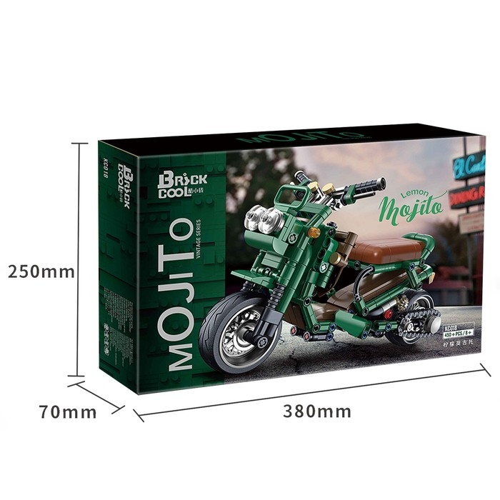 Конструктор Техно «Мопед», 450 деталей Конструктор Техно «Мопед», 450 деталей