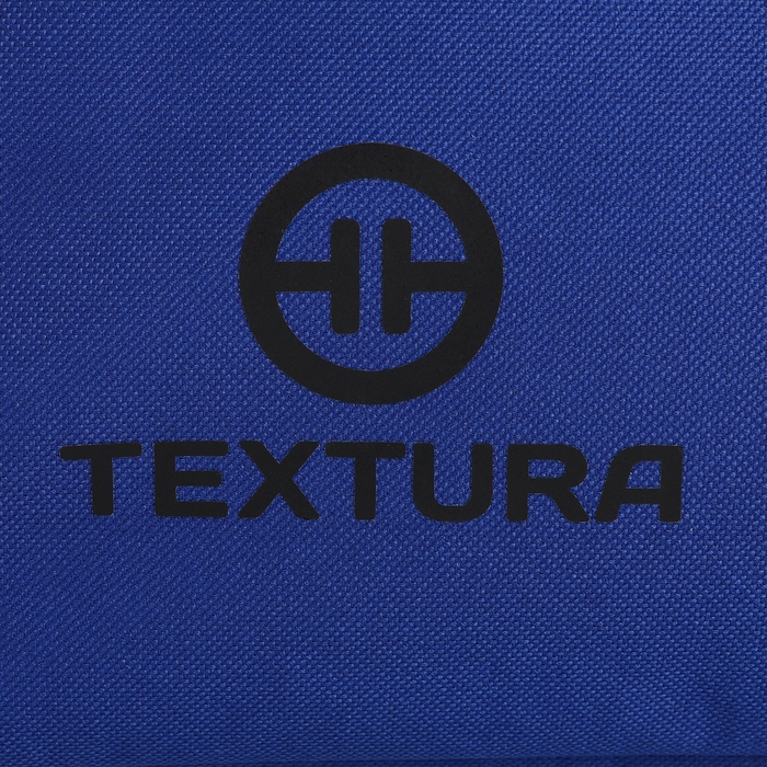 Сумка дорожная на молнии TEXTURA, большой размер, цвет синий