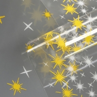 Пленка для цветов "Искра" желтый+белый 0,7 х 8.2 м, 40мкм Пленка для цветов "Искра" желтый+белый 0,7 х 8.2 м, 40мкм