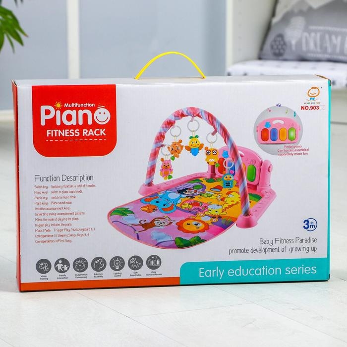 Развивающий музыкальный коврик &laquo;Малыши&raquo;, 73х47 см.