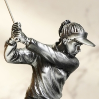 Статуэтка полистоун &laquo;Гольфист&raquo; 15,5 х 15,5 х 33,5 см