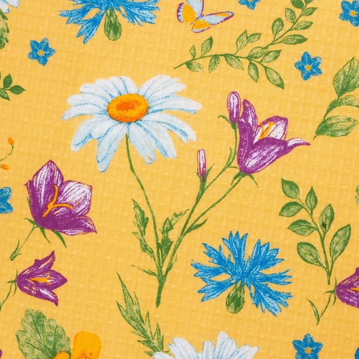 Полотенце банное Этель Полотенце банное Этель "Русское поле" 70х146 см, хлопок, вафельное полотно, 160 гр/м2