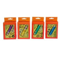 Фонарик лазер с 5 насадками и с кольцом МИКС Фонарик лазер с 5 насадками и с кольцом МИКС