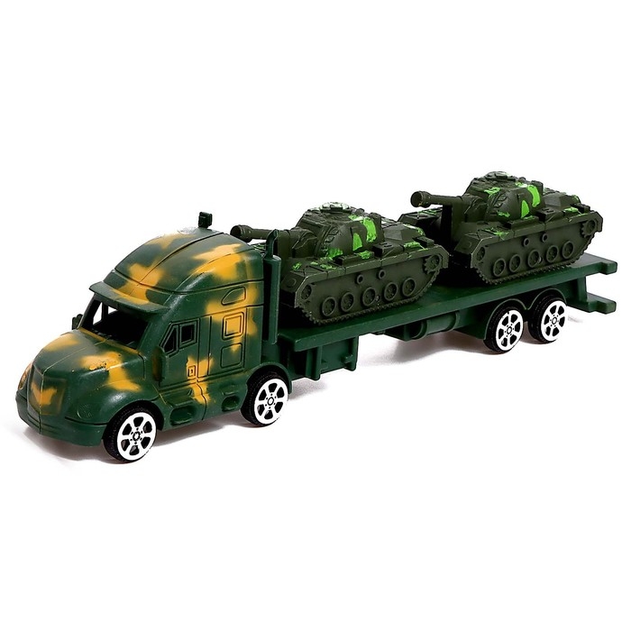 Грузовик инерционный «Военный автовоз» Грузовик инерционный «Военный автовоз»