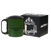 Термокружка, 180 мл, Туризм "Стратегический запас", сохраняет тепло 2 ч, 8.5 х 6.8 см