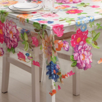 Клеёнка на стол Доляна &laquo;Сад&raquo;, ширина 137 см, толщина 0,08 мм, рулон 30 метров