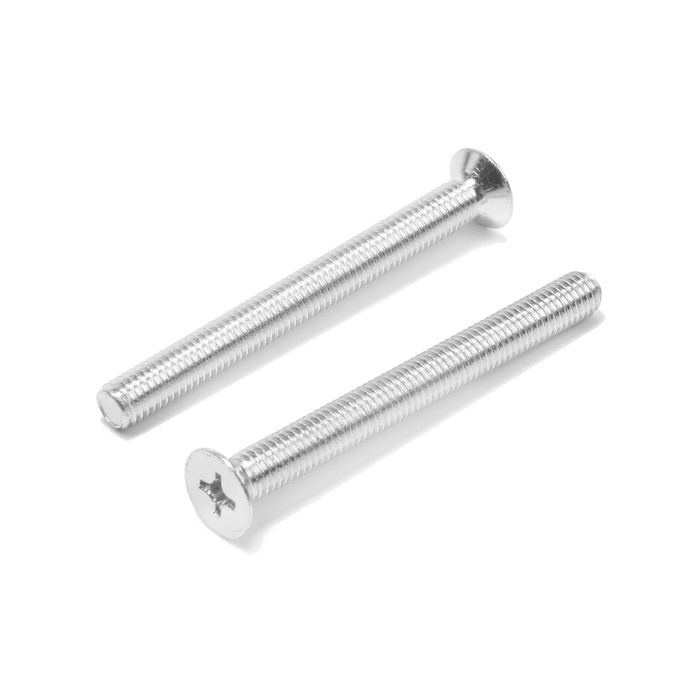 Винт ЛОМ, оцинкованный, DIN 965, класс прочности 4.8, М8х80 мм, 60 шт Винт ЛОМ, оцинкованный, DIN 965, класс прочности 4.8, М8х80 мм, 60 шт