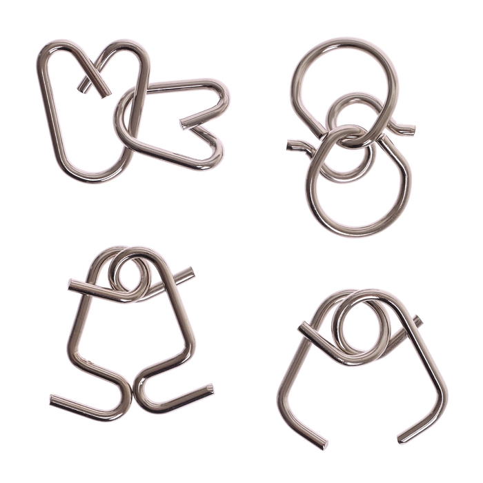 Набор головоломок, змея Набор головоломок, змея "Настроение улучшин", 4 шт