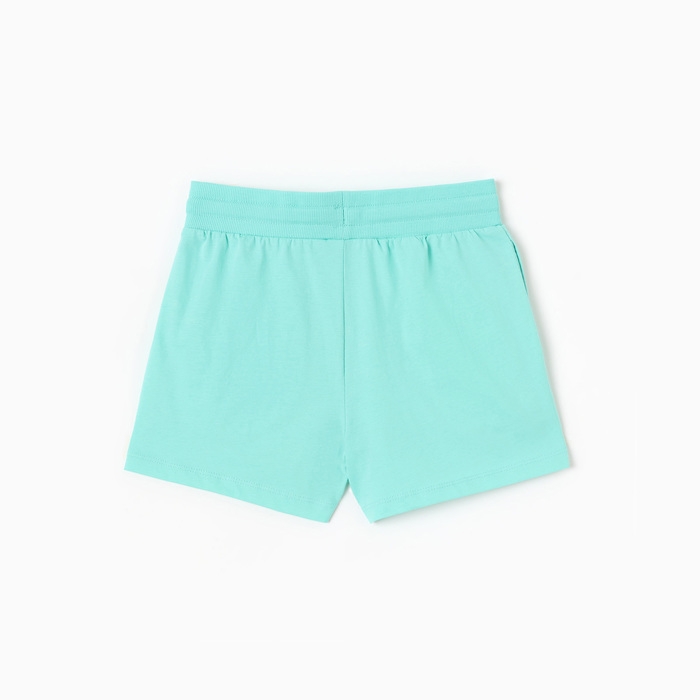 Шорты для девочки, цвет ментол, рост 158 см