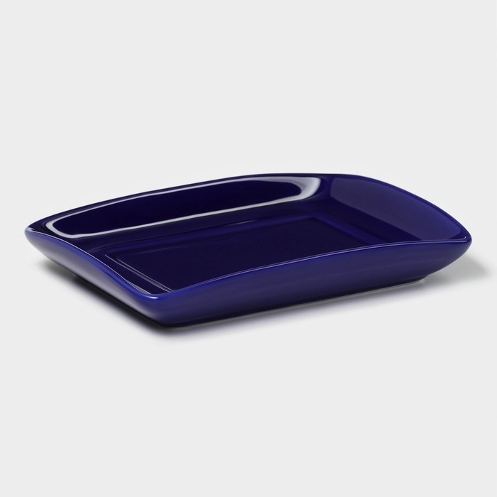 Маслёнка Доляна &laquo;Лимон&raquo;, 17&times;12&times;8,5 см, цвет белый