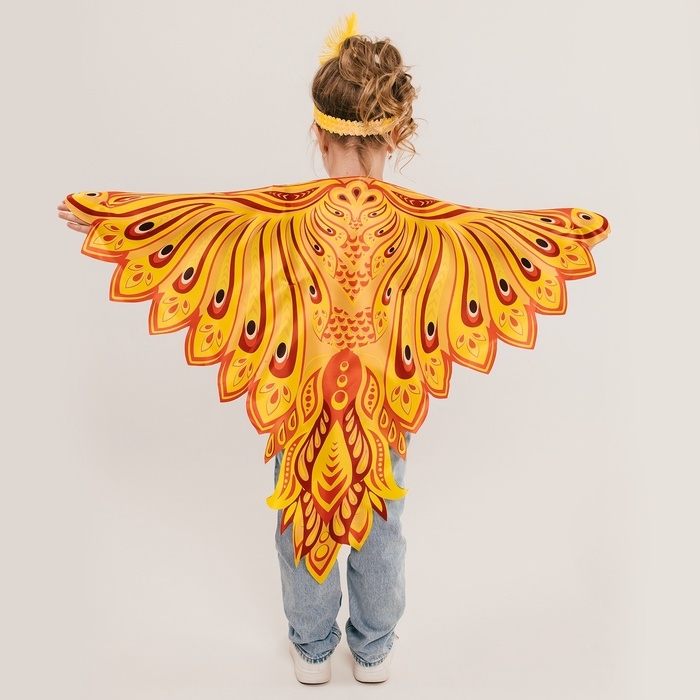 Карнавальный набор &laquo;Сказочная Жар-птица&raquo;, крылья 73 &times; 100 см, повязка