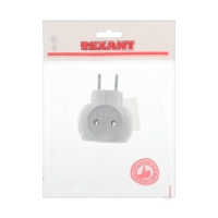 Тройник электрический REXANT "Шар", 6 А, без з/к, белый Тройник электрический REXANT "Шар", 6 А, без з/к, белый