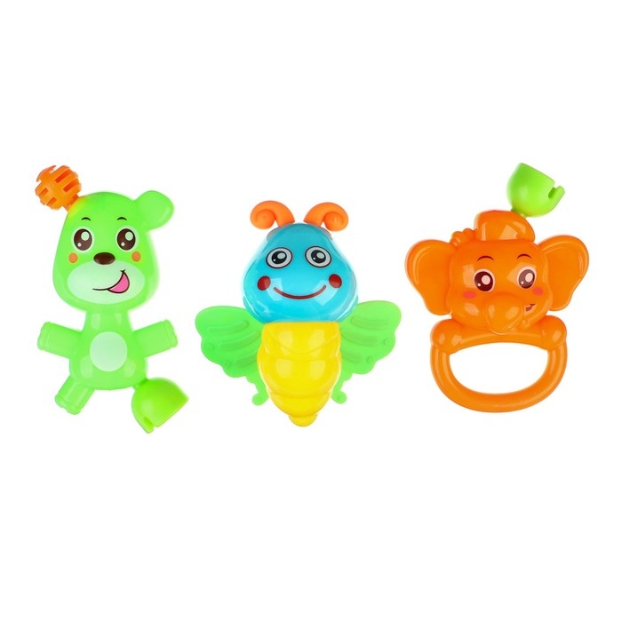 Набор погремушек &laquo;Собери меня&raquo;, 3 шт, Крошка Я