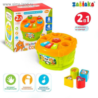 Развивающая игрушка &laquo;Музыкальный сортер&raquo;, звук, цвет МИКС