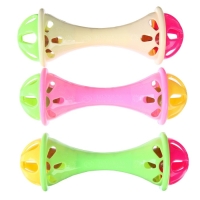 Погремушка &laquo;Гантелька&raquo;, цвет МИКС, Крошка Я