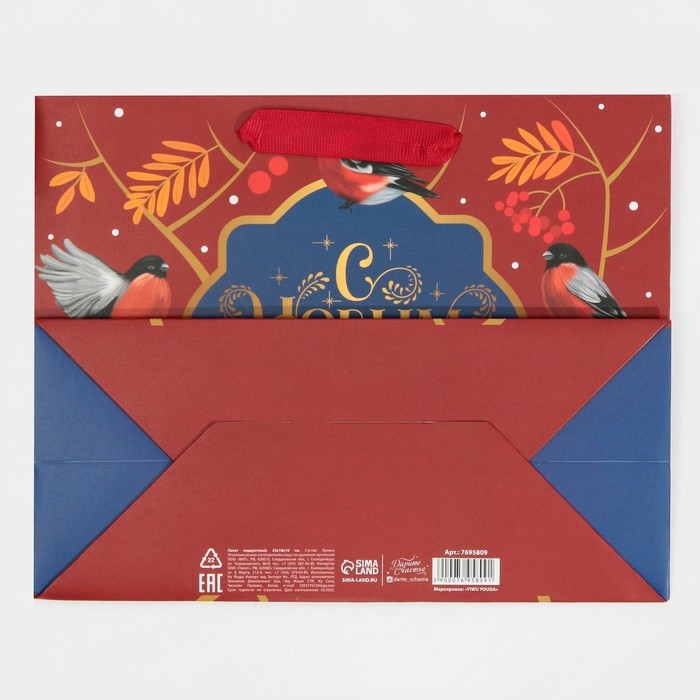 Пакет подарочный новогодний ламинированный &laquo;Пора чудес&raquo;, MS 18 х 23 х 10 см, Новый год