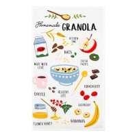 Набор кухонных полотенец Доляна &laquo;Рецепты счастья&raquo;, 35х60 см-2шт, 100% хлопок