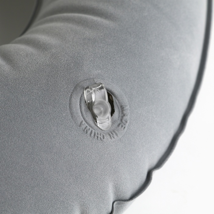 Подушка надувная &laquo;Горы&raquo;, цвет серый