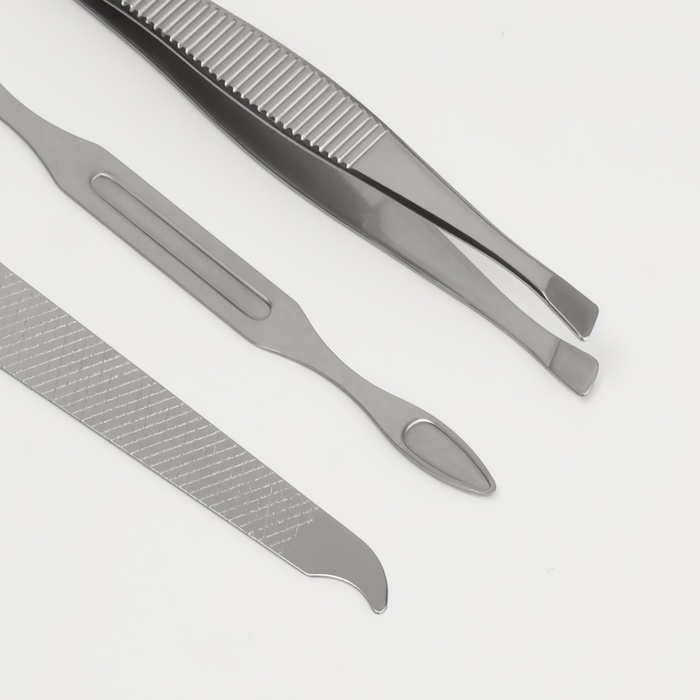 Набор маникюрный &laquo;GENTLEMAN&raquo;, 6 предметов, в футляре, разноцветный