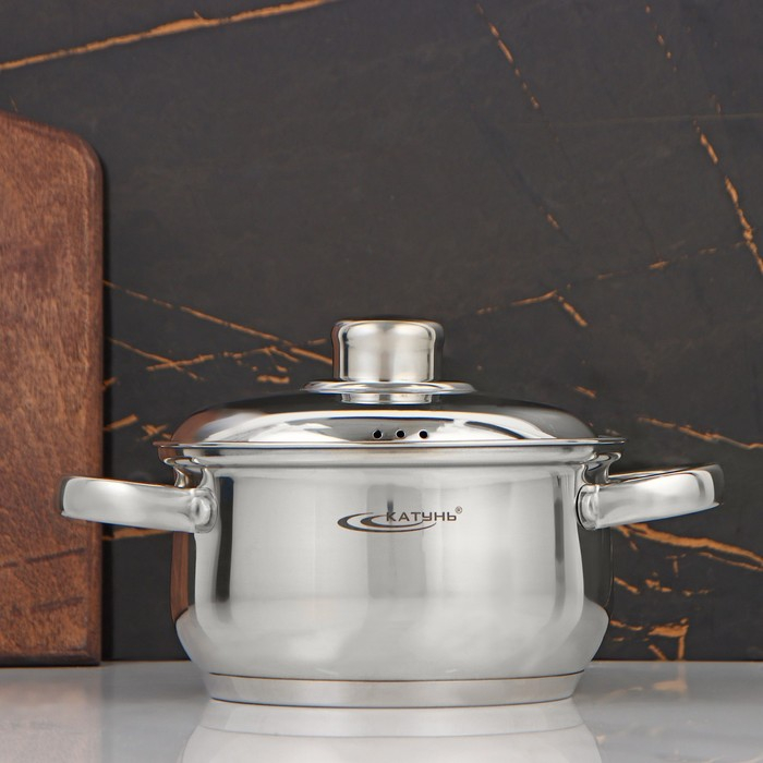 Кастрюля &laquo;Гретта&raquo;, 1.8 л, d=16 см, капсульное дно, индукция