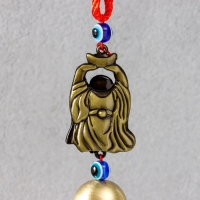 Колокольчик металл "Хотей" 1 колокол 22,5х3,6х3 см Колокольчик металл "Хотей" 1 колокол 22,5х3,6х3 см