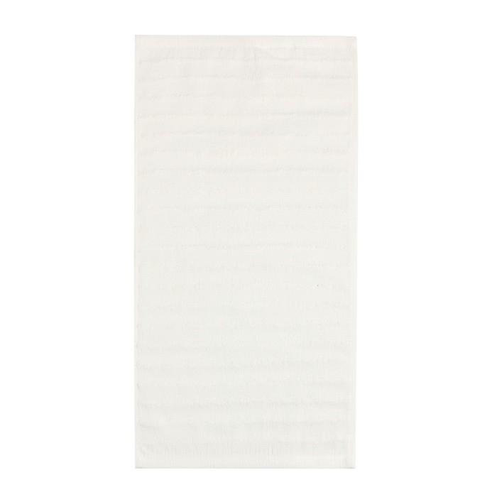 Полотенце махровое Этель "Waves" молочный, 50х90 см,100% хлопок, 460гр/м2