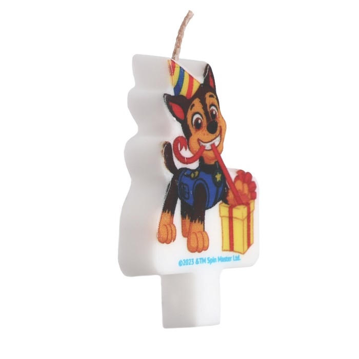 Свеча в торт набор, Щенячий патруль, 3 шт. Свеча в торт набор, Щенячий патруль, 3 шт.