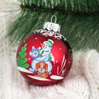 Шар "Новогодний " d-6 см, микс Шар "Новогодний " d-6 см, микс