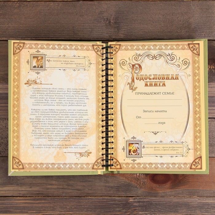 Родословная книга «Семейная летопись», 30 листов, 24,5 х 29,2 см Родословная книга «Семейная летопись», 30 листов, 24,5 х 29,2 см