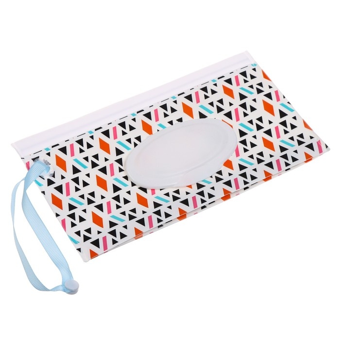 Контейнер для салфеток с петелькой «Абстракция», цвет МИКС Контейнер для салфеток с петелькой «Абстракция», цвет МИКС