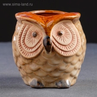 Горшок "Совенок" 8х9х9см, МИКС