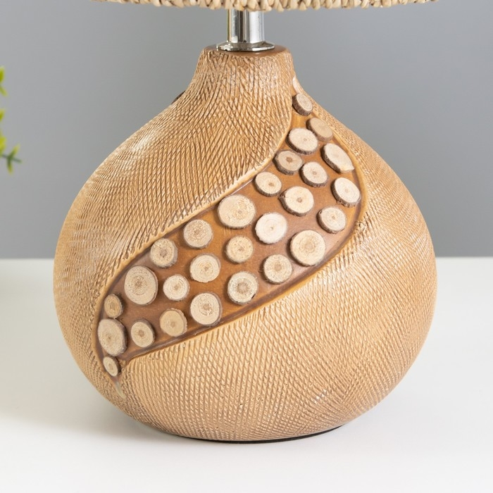 Настольная лампа Настольная лампа "Арбрески" E27 40Вт светлое дерево 20х20х33 см RISALUX