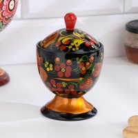 Поставок на ножке, 9×13 см, хохлома Поставок на ножке, 9×13 см, хохлома