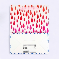 Пакет ламинированный &laquo;Капли&raquo;, MS 18 &times; 23 &times; 10 см