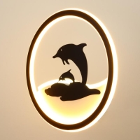 Бра "Дельфины" LED 41Вт 3000/4000К 24х24 см черный 30х30м Бра "Дельфины" LED 41Вт 3000/4000К 24х24 см черный 30х30м