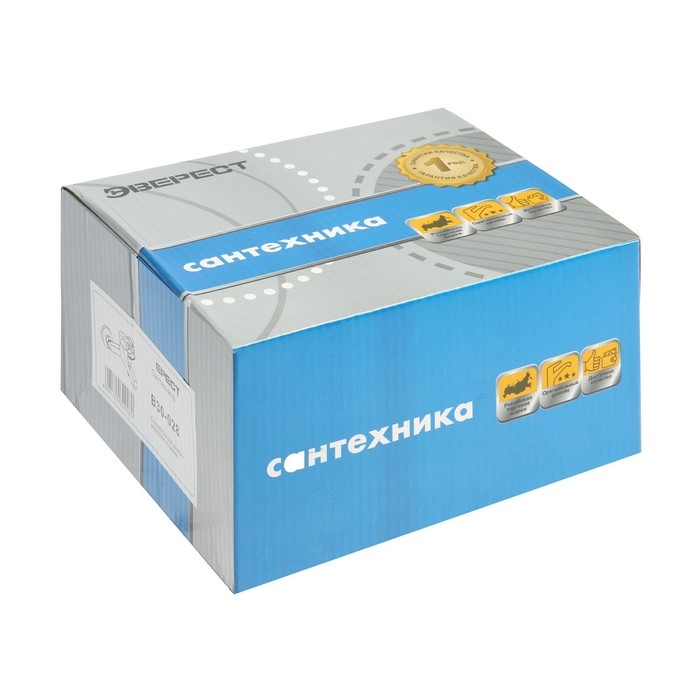 Смеситель для ванны Смеситель для ванны "Эверест" B30-028, однорычажный, с душевым набором, излив 138 мм, хром