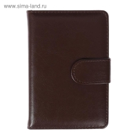 Ежедневник недатированный А6, 100 листов в клетку, с хлястиком, обложка ПВХ, МИКС