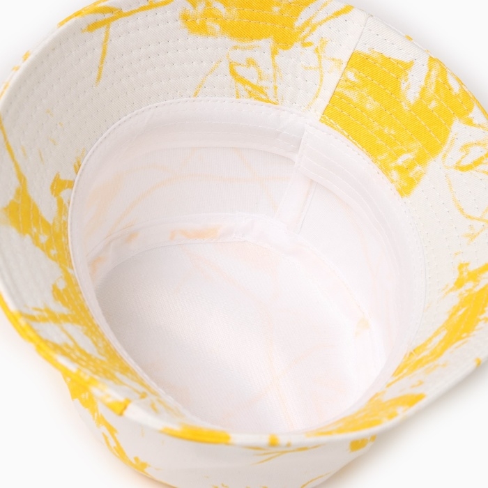 Панама детская MINAKU Панама детская MINAKU "Тай-Дай", цвет белый/жёлтый, р-р 54