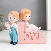 Сувенир полистоун "Невинная любовь" 3х12,3х10 см Сувенир полистоун "Невинная любовь" 3х12,3х10 см