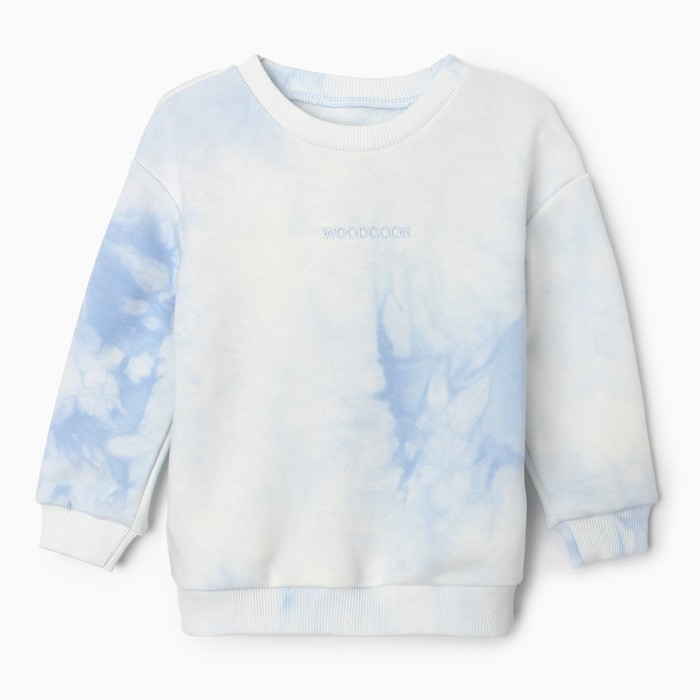 Свитшот Свитшот "Тай-дай" для мальчика, цвет голубой, рост 116 см