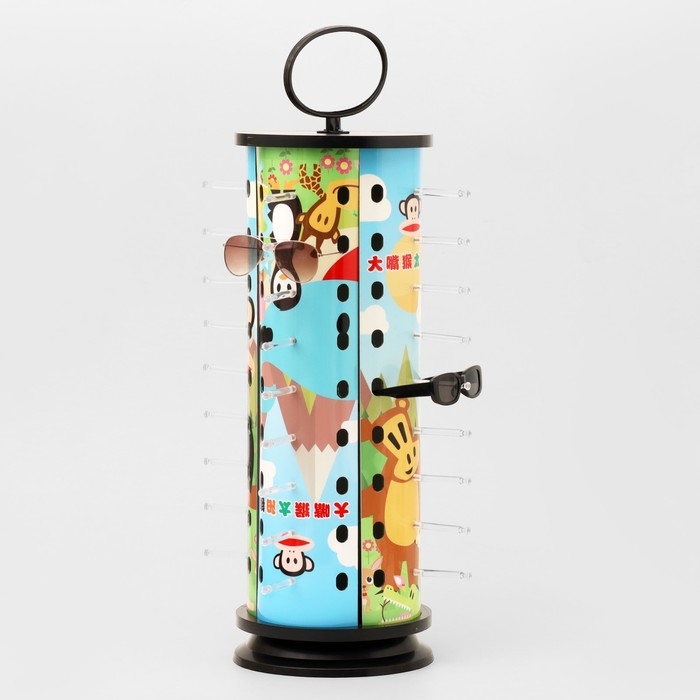 Стойка под очки, настольная, 36  мест, зеркало, H=85