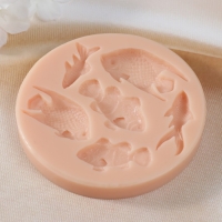 Молд силикон "Рыбки"4,5х2,5х0,6  4х2,1х0,6  4,3х2,3х0,6  3х1,5х0,6  3,7х2х0,6  4х1,5х0,6 см