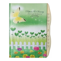 Записная книжка подарочная на замке, А6+, 48 листов, линия, "Бабочка", МИКС Записная книжка подарочная на замке, А6+, 48 листов, линия, "Бабочка", МИКС