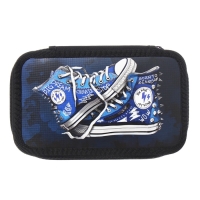 Пенал 2 секции, 125 х 205 х 40 мм, Calligrata 30П26/2 "Кеды", ламинированный картон Пенал 2 секции, 125 х 205 х 40 мм, Calligrata 30П26/2 "Кеды", ламинированный картон