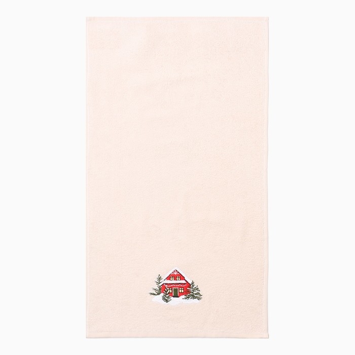 Полотенце махровое "Загородный дом" 30х60 см, 100% хлопок, 340 г/м2