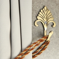 Крючок однорожковый для штор CAPPIO KC111, цвет бронза, 2 шт Крючок однорожковый для штор CAPPIO KC111, цвет бронза, 2 шт