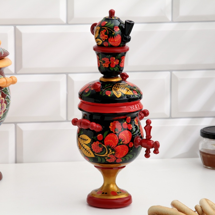 Сувенир &laquo;Самовар&raquo;, хохлома