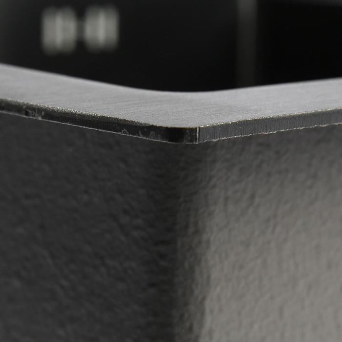 Мойка кухонная AFLORN AF97851F-L, врезная, левая, S=3,0 и 0,8 мм, 78х51х22 см, сифон, графит