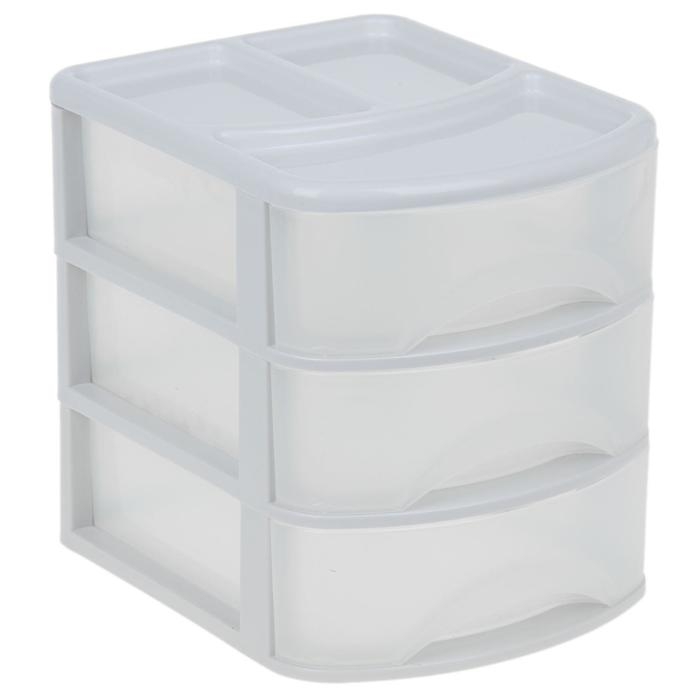 Мини-комод 3-х секционный &laquo;Минибокс-3&raquo;, цвет МИКС